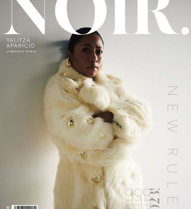 La oaxaqueña Yalitza Aparicio derrocha elegancia en portada de la revista  Noir Magazin | CENTRAL Q